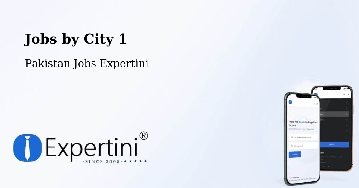 City Jobs in Pakistan - Expertini